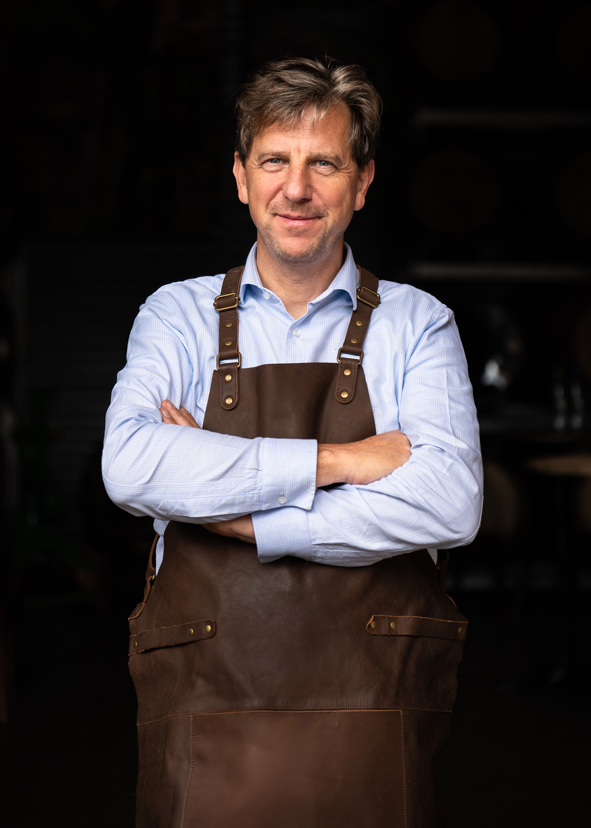 Jörg Geiger im Fasslager